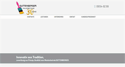 Desktop Screenshot of maler-guttenberger.de